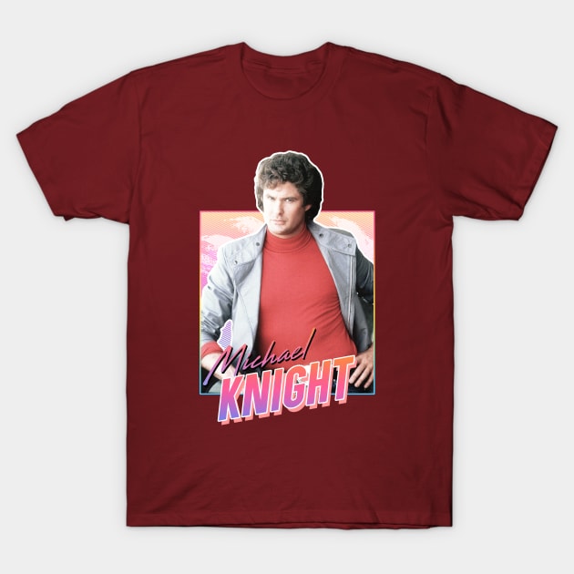 Michael Knight - Knight Rider T-Shirt by PiedPiper